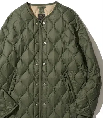 TAION 미들 기장 퀼팅 다운 자켓