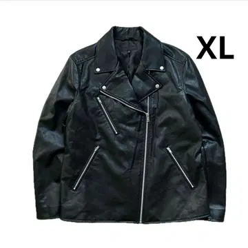 유니클로 네오 가죽 라이더 자켓 블랙 XL 여성용