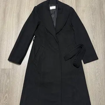 [ 새상품급 ] 엠프리미어 캐시미어 100% 롱 코트 랩 코트