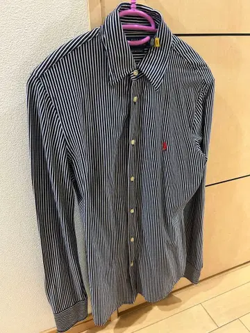 폴로 랄프로렌 긴팔 스트라이프 셔츠 M 사이즈