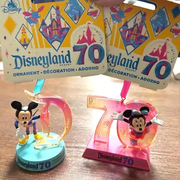 캘리포니아 디즈니 70주년 오너먼트 세트