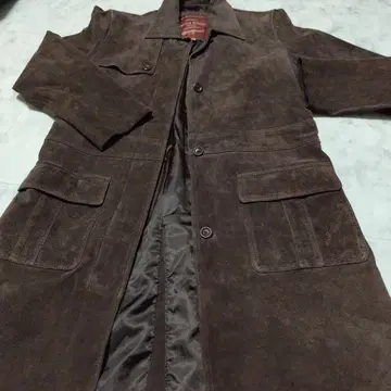 eddie bauer 가죽 코트