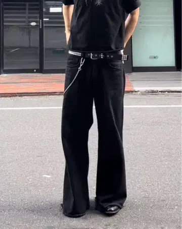 데님 팬츠 플레어 데님 부츠컷