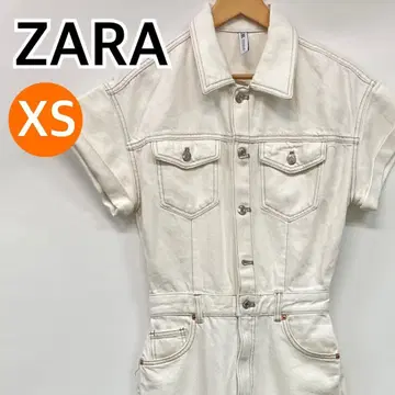 ZARA 반팔 셋업 점프수트 화이트 XS [ CT1695 ]
