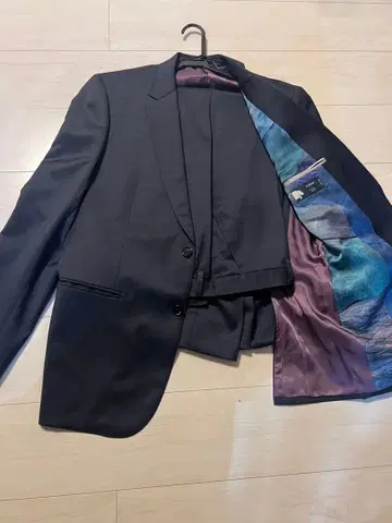 새상품급 다크 네이비 비즈니스 정장 싱글 폴스미스