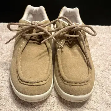 marie claire sport 베이지 스웨이드 모카신