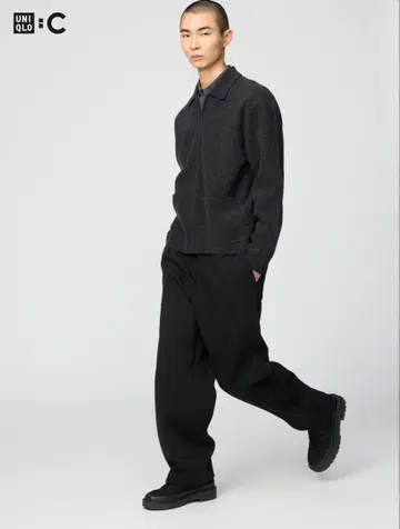 UNIQLO C 맨투맨 와이드 팬츠