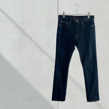 3472 [블랙 라벨] 데님 청바지 인디고 캐주얼 심플