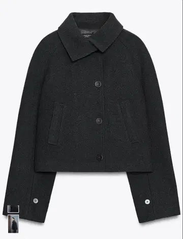 ZARA ZW collection 울 숏코트