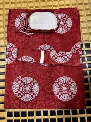 카리긴 순수 실크 이초 어깨 안감 포함 좌우 끈 꼬임 마감