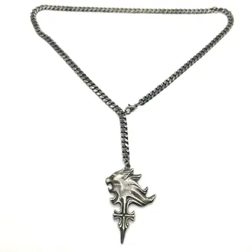 슬리핑 라이온 하트 실버 목걸이 파이널 판타지 VIII