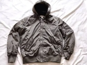 H&M MA-1 후디드 플라이트 자켓 M