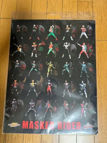 MASKED RIDER 포스터 & 씰 세트 (가면라이더 10주년 기념)