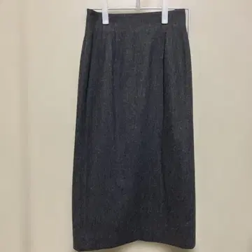23구 울 롱 스커트 그레이