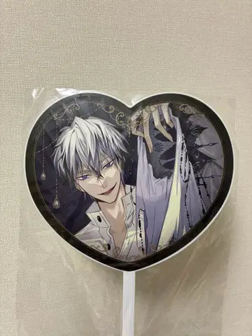 쥬드 최애 하트형 부채 이케빌라 응원 부채