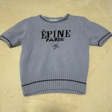 Epine 반팔 니트 블루