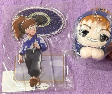 닌타마 란타로 하치야 사부로 아크릴 스탠드 봉제 인형 하구캬라