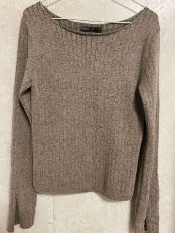 noble 노블 베이지 알파카 혼방 니트 F 사이즈