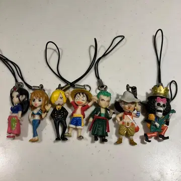 원피스 캐릭터 스트랩 7개 세트