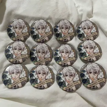 블루 록 블루 록 나기 세이시로 옥좌 빈티지 캔뱃지 12개