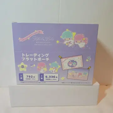 산리오 리틀트윈스타 50주년 트레이딩 플랫 파우치 컴프