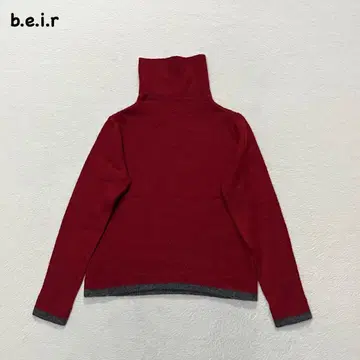 t2235 [ 비에이라 ] 하이넥 터틀넥 빨간색 니트 스웨터