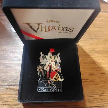 디즈니랜드 빌런즈 Bad Girls 핀 배지