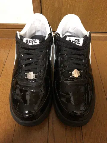 베이프스타 스니커즈 에나멜 블랙