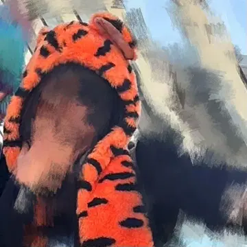 티거 팬캡 머플러