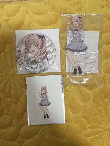 프로세카 하피콜 아키야마 미즈키 아크릴 스탠드 캔뱃지