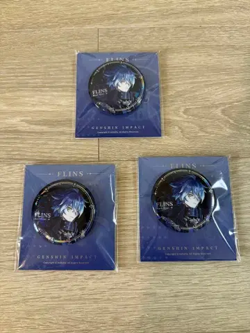 원신 후린즈 캔뱃지 3점 미개봉 새상품