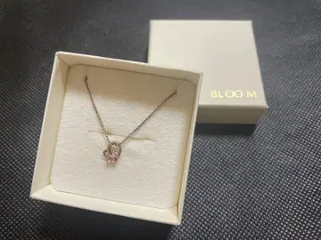 BLOOM 하트형 핑크 목걸이