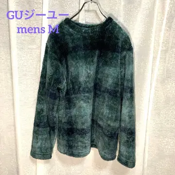 GU  플리스 남성용 트레이닝복&팬츠 세트(M) 체크