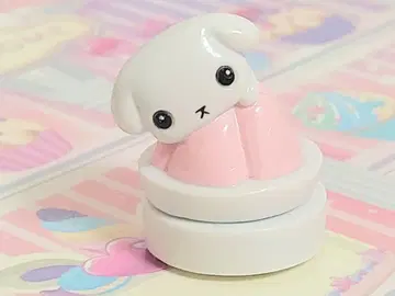 헤이세이 레트로 산엑스 부루부루독 미니 마스코트 스탬프