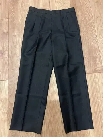 남성용 슬랙스 울 폴리에스테르