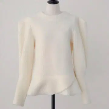 OHGA 수플레 니트 화이트