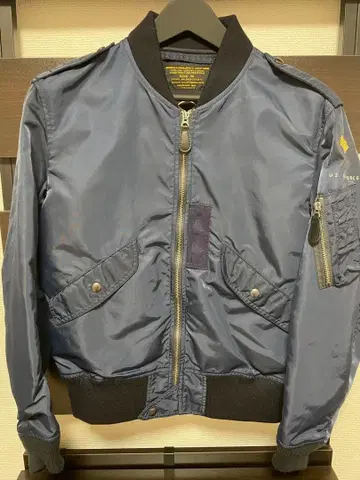 HOUSTON TYPE L-2A 플라이트 자켓 사이즈 38 네이비