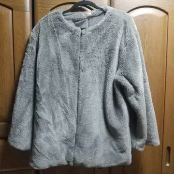 케이코 콜라보 LAPOCIA 노카라 자켓 그레이