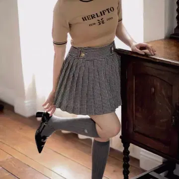 herlipto Vienna Pleated Mini Skirt S 사이즈