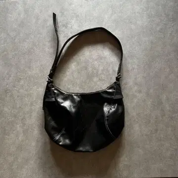 archive grunge shoulder bag black brown