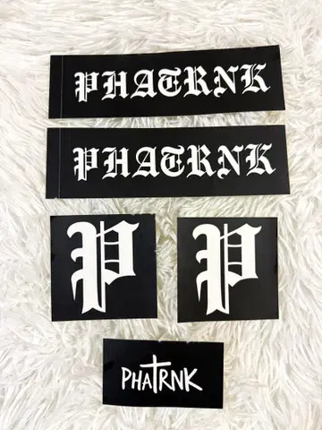 PHATRNK 로고 스티커 5장 세트