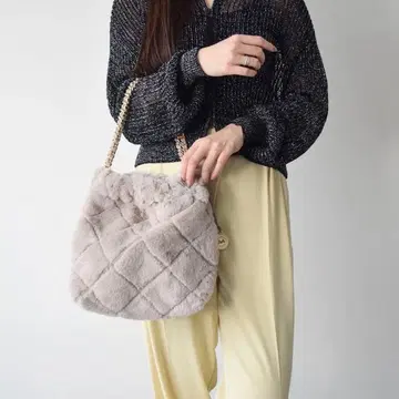 마르코 마지 체인 퍼 백