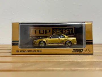 INNO64 1/64 TOP SECRET (R34) GT-R GOLD