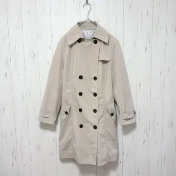 Y93 트렌치코트 스프링 코트 베이지 청순 성숙한 여성스러운 M