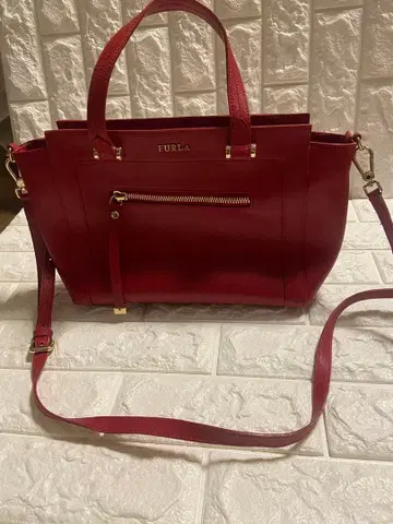FURLA 레드 숄더백
