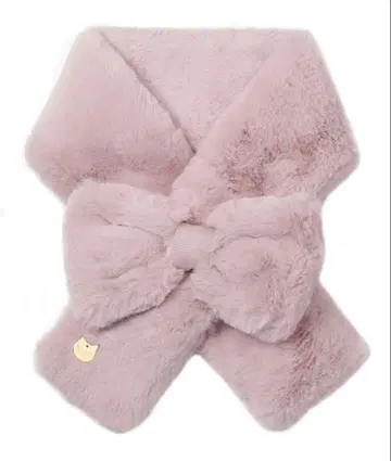 PAUL&JOE 인조 모피 리본 머플러