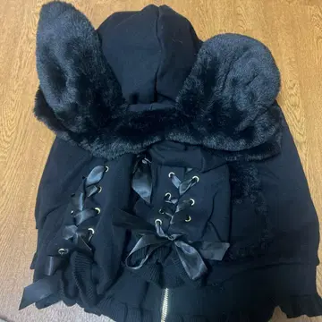 시크릿허니 토끼 후드티