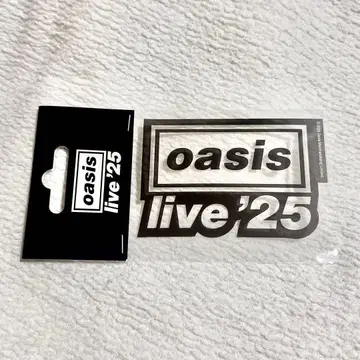 미개봉 새상품 oasis 스티커 Live'25 Black 완판템 오아시스