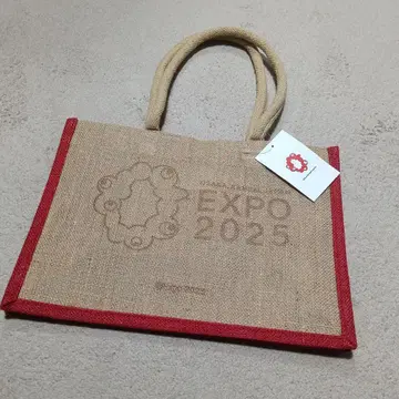 주트 에코백 EXPO2025 로고 마크 미야쿠미야쿠 완판 오사카 만박