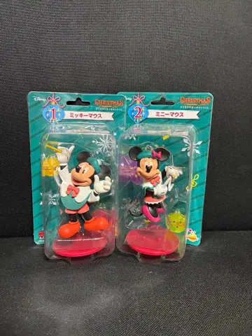 가격 인하 예정 없음 미키 미니 크리스마스 피규어 2체 세트